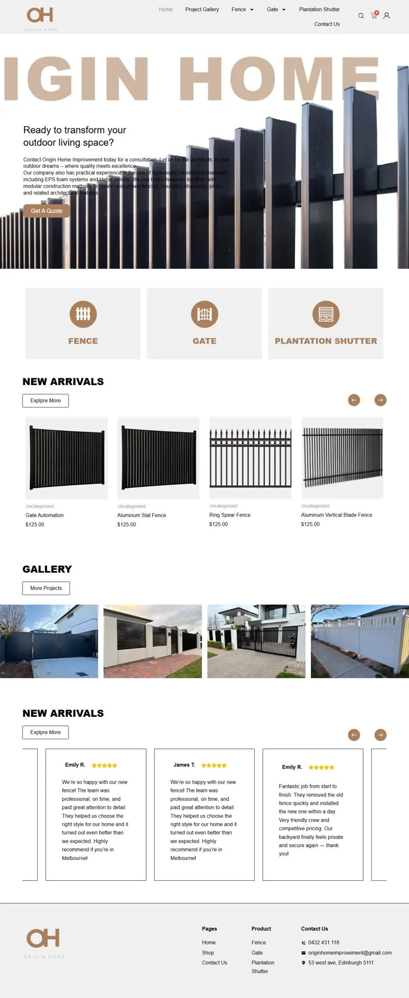 originhomeimprovement 网页长截图